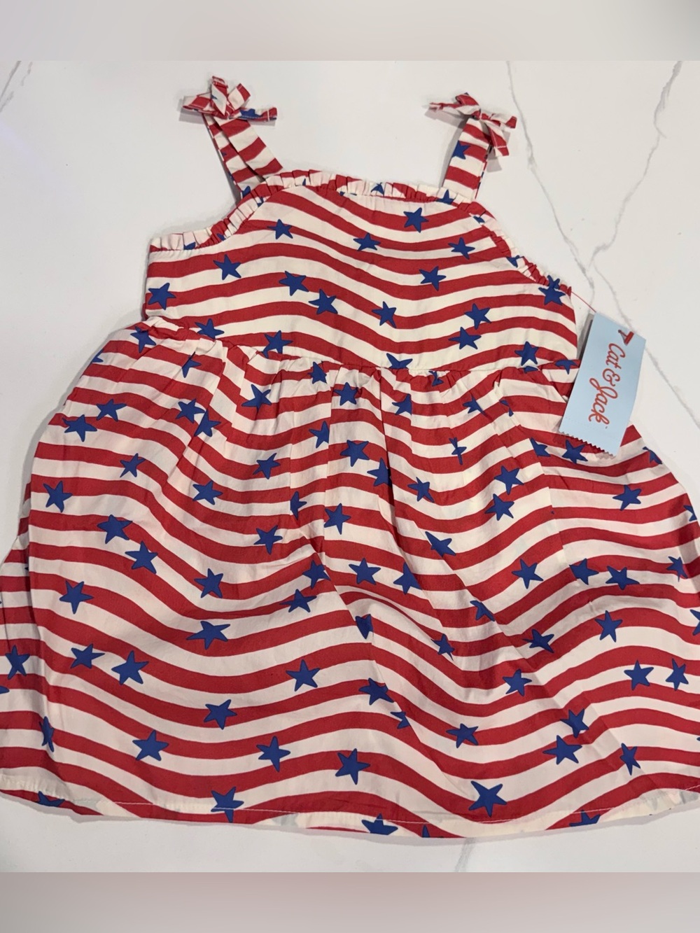 Cat & Jack • 4th of July Stars & Stripes Dress 🇺🇸
